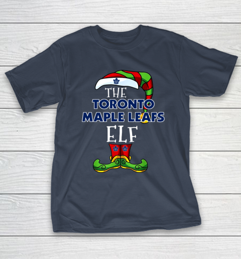 Toronto Maple Leafs Christmas ELF Funny NHL T-Shirt 3