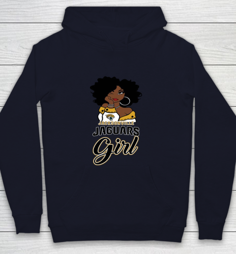 Jacksonville Jaguars Girl NFL Youth Hoodie 3