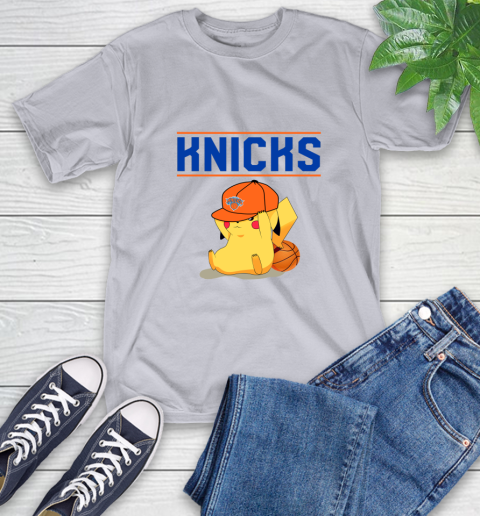 NBA Pikachu Basketball Sports New York Knicks T-Shirt 6