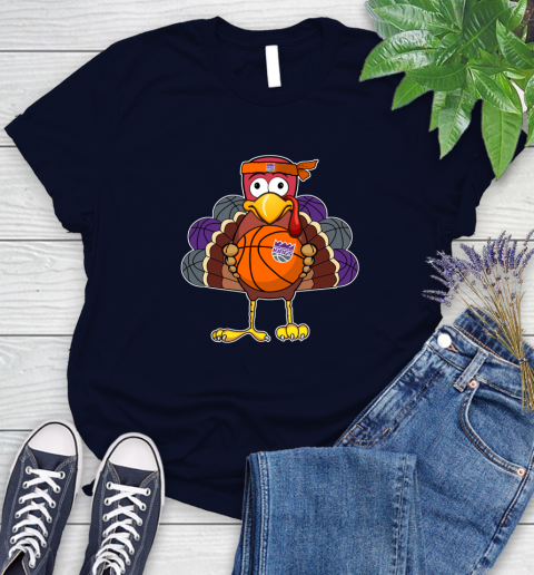 Sacramento Kings Turkey thanksgiving day Women's T-Shirt 3