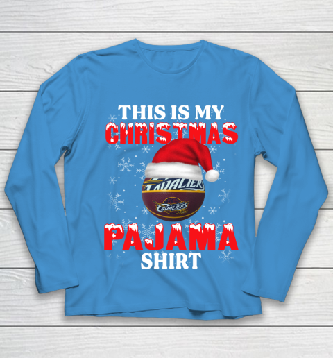 Cleveland Cavaliers This Is My Christmas Pajama Shirt NBA Youth Long Sleeve 5