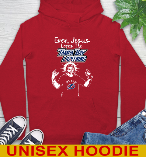 Tampa Bay Lightning NHL Hockey Even Jesus Loves The Lightning Shirt Hoodie 10