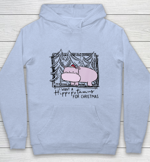 I Want A Hippopotamus For Christmas Hippo for Kid Women Men Hoodie 5