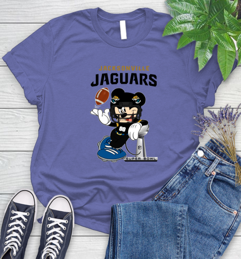 NFL Jacksonville Jaguars Mickey Mouse Disney Super Bowl Football T Shirt Women's T-Shirt 23
