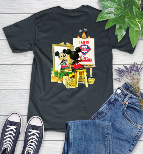 MLB Baseball Philadelphia Phillies Mickey Drawing Shirt 87