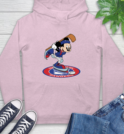 NHL Hockey New York Rangers Cheerful Mickey Disney Shirt Hoodie 10