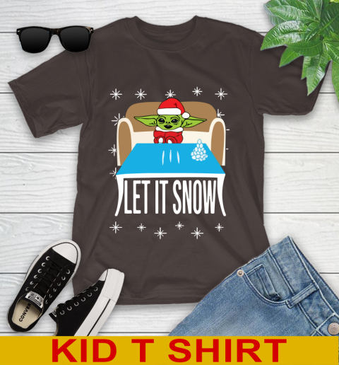 Christmas Baby Yoda And Cocaine Let It Snow Star Wars Shirts 102