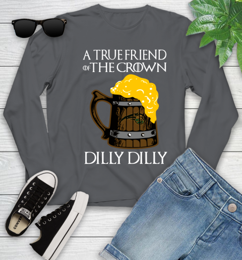 NBA Orlando Magic A True Friend Of The Crown Game Of Thrones Beer Dilly Dilly Basketball Youth Long Sleeve 9