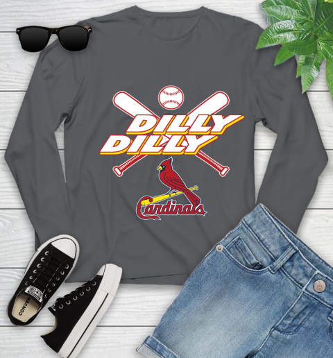 MLB St.Louis Cardinals Dilly Dilly Baseball Sports Youth Long Sleeve 8