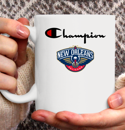 NBA Basketball New Orleans Pelicans Champion Shirt Ceramic Mug 15oz