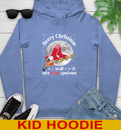 Boston Red Sox Merry Christmas To All And To Red Sox A Good Season MLB Baseball Sports Youth Hoodie 12