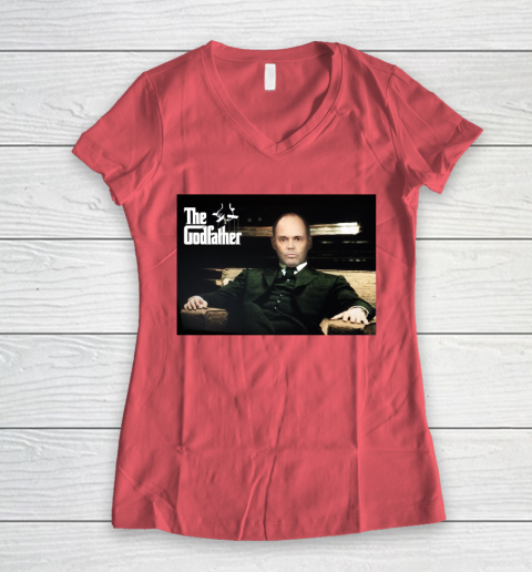 Ernie Johnson Godfather Shirt Women's V-Neck T-Shirt 4