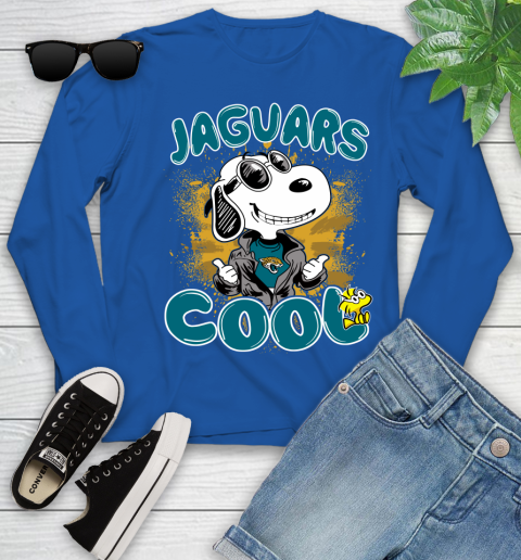 NFL Football Jacksonville Jaguars Cool Snoopy Shirt Youth Long Sleeve 10 NFL Football Jacksonville Jaguars Cool Snoopy Shirt Youth Long Sleeve - Image 10