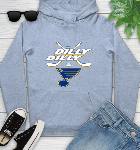 NHL St.Louis Blues Dilly Dilly Hockey Sports Youth Hoodie 10