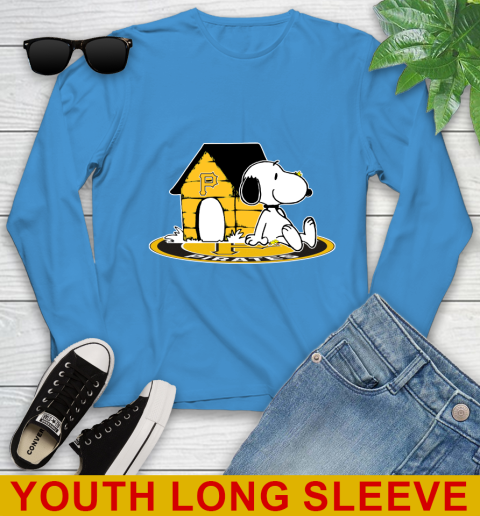 MLB Baseball Pittsburgh Pirates Snoopy The Peanuts Movie Shirt Youth Long Sleeve 8
