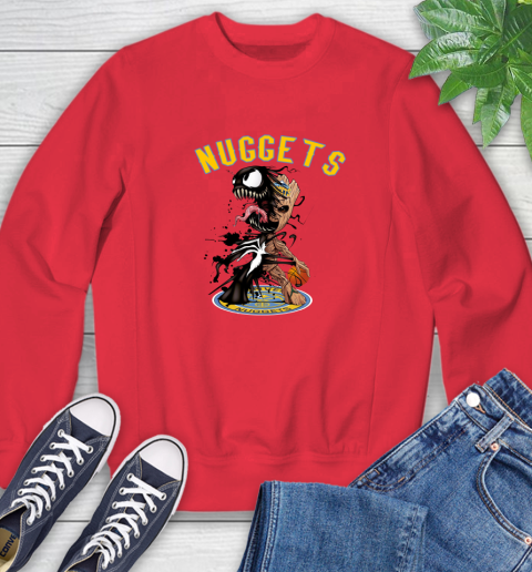 NBA Denver Nuggets Basketball Venom Groot Guardians Of The Galaxy Sweatshirt 10