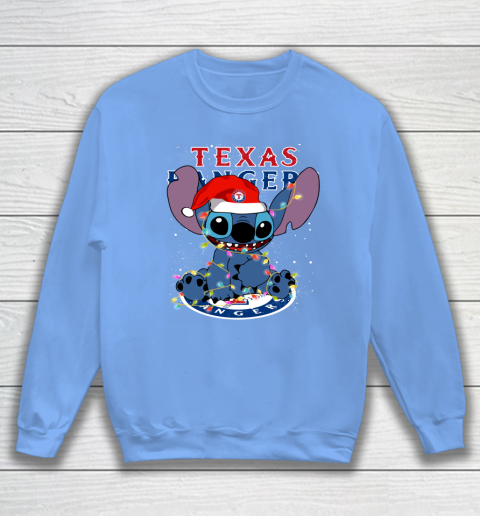 Texas Rangers MLB noel stitch Baseball Christmas Sweatshirt 7