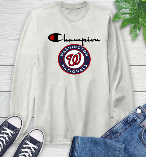 MLB Baseball Washington Nationals Champion Shirt Long Sleeve T-Shirt 11