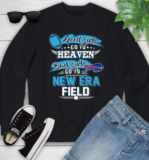 Buffalo Bills NFL Bad Girls Go To New Era Field Shirt Youth Sweatshirt