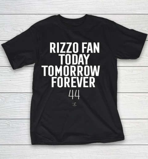 Anthony Rizzo Tshirt Fan Today Tomorrow Forever Gameday Youth T-Shirt