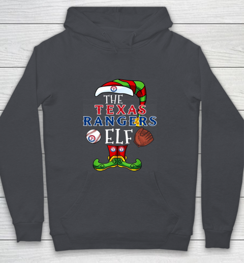 Texas Rangers Christmas ELF Funny MLB Youth Hoodie 5