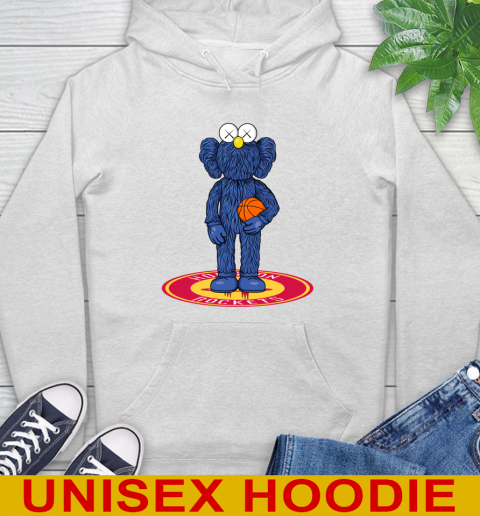 NBA Basketball Houston Rockets Kaws Bff Blue Figure Shirt Hoodie