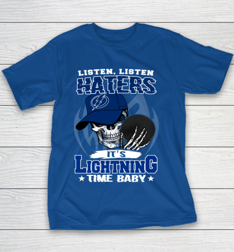 Listen Haters It is LIGHTNING Time Baby NHL Youth T-Shirt 6