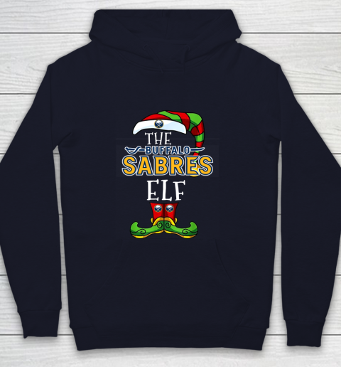 Buffalo Sabres Christmas ELF Funny NHL Youth Hoodie 2