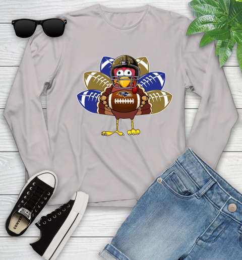 Baltimore Ravens Turkey Thanksgiving Day Youth Long Sleeve 12