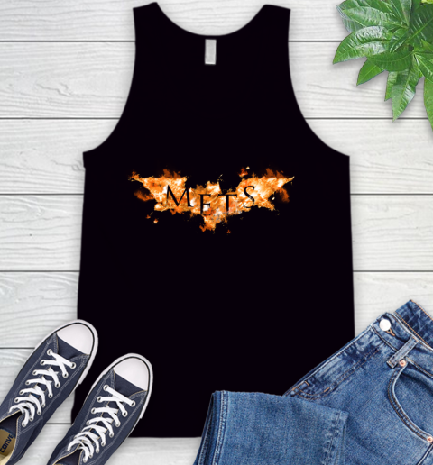 MLB New York Mets Batman Logo DC Baseball Sports Shirt Tank Top