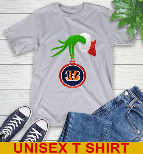 Cincinnati Bengals Grinch Merry Christmas NFL Football T-Shirt 7 Cincinnati Bengals Grinch Merry Christmas NFL Football T-Shirt - Image 7