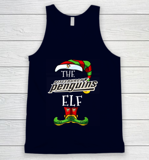 Pittsburgh Penguins Christmas ELF Funny NHL Tank Top 2