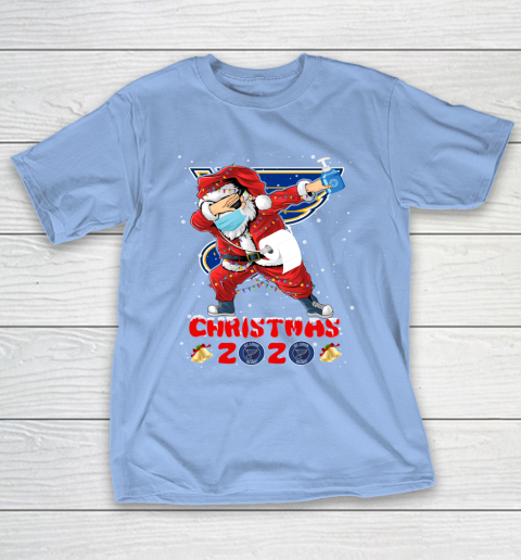 St.Louis Blues Funny Santa Claus Dabbing Christmas 2020 NHL T-Shirt 10