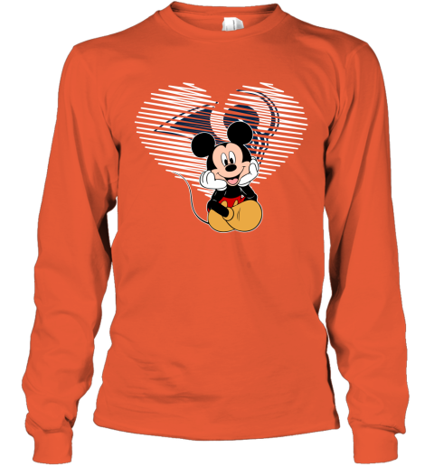 NFL Los Angeles Rams The Heart Mickey Mouse Disney Football T Shirt xWn7twoz3NZ long sleeve tee 14 95 151514 front orange