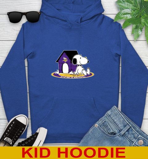 NFL Football Minnesota Vikings Snoopy The Peanuts Movie Shirt Youth Hoodie 10