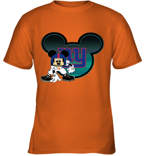 NFL New York Giants Mickey Mouse Disney Football T Shirt QTG3EtDBNkw youth t shirt 26 95 151514 front safety orange