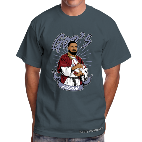 Air Jordan 13 Grey Toe Matching Sneaker Tshirt Drake God's Plan White and Red Jordan Shirt