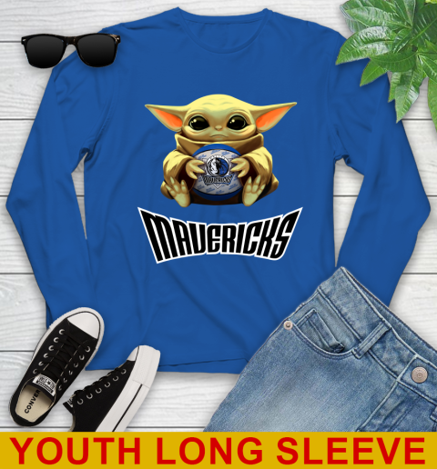NBA Basketball Dallas Mavericks Star Wars Baby Yoda Shirt 131