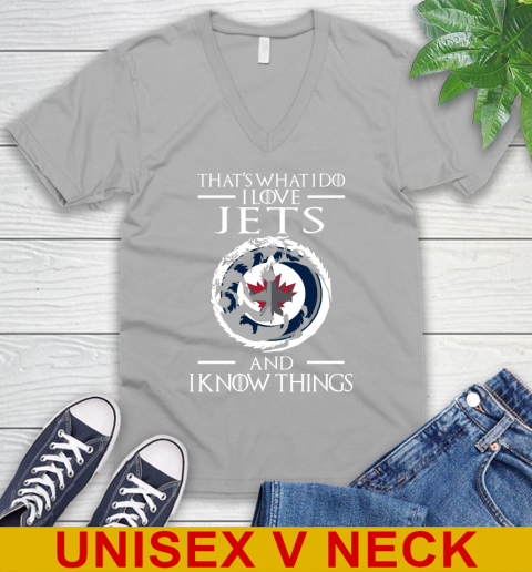 Winnipeg Jets NHL Hockey That's What I Do I Love My Team And I Know Things Game Of Thrones 49