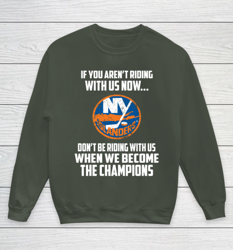 NHL New York Islanders Hockey We Become The Champions Youth Sweatshirt 8