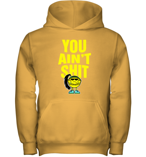 wank bayley you aint shit its bayley bitch wwe shirts youth hoodie 43 front gold