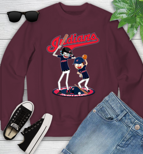 MLB Cleveland Indians Rick And Morty Baseball 119