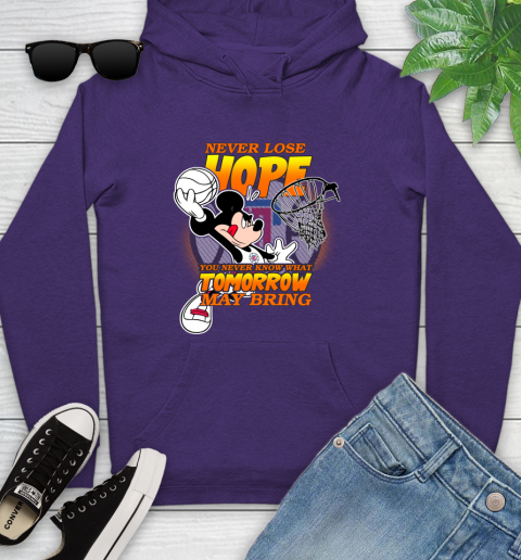 LA Clippers NBA Basketball Mickey Disney Never Lose Hope Youth Hoodie 5