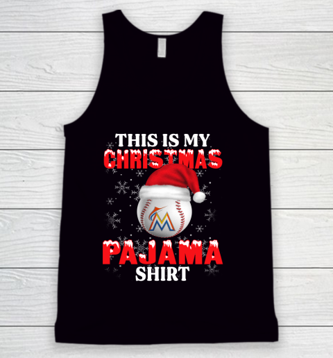 Miami Marlins This Is My Christmas Pajama Shirt MLB Tank Top