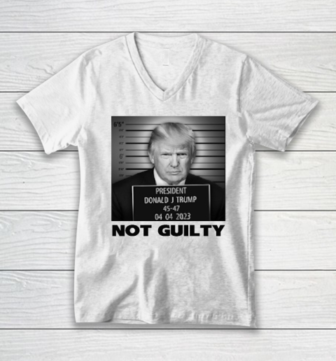 Trump Not Guilty V-Neck T-Shirt