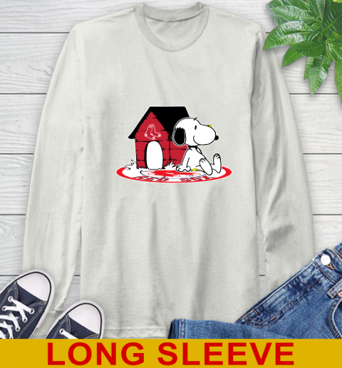 MLB Baseball Boston Red Sox Snoopy The Peanuts Movie Shirt Long Sleeve T-Shirt 12