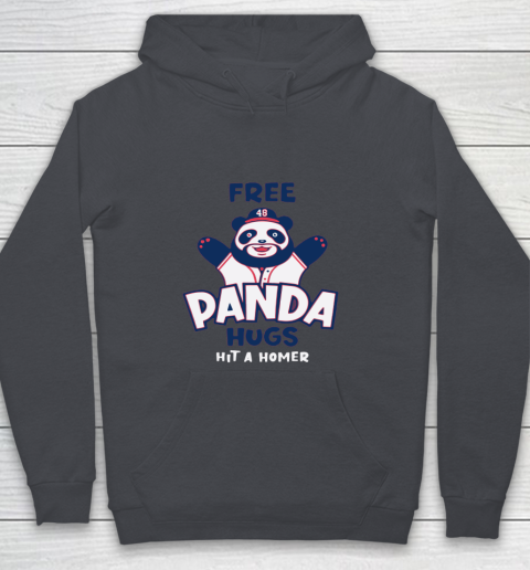 Free Panda Hugs Braves Youth Hoodie 4