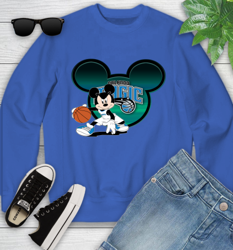 NBA Orlando Magic Mickey Mouse Disney Basketball Youth Sweatshirt 8