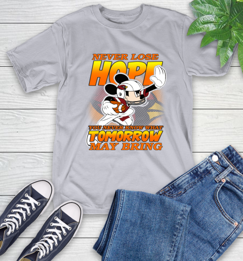Atlanta Falcons NFL Football Mickey Disney Never Lose Hope (2) T-Shirt 6