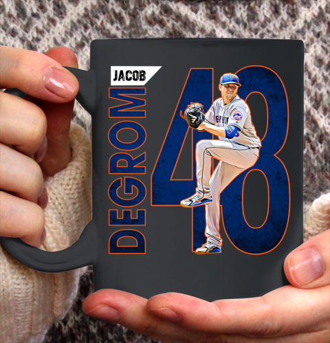Jacob deGrom baseball idol number 48 vintage retro gift for fans and lovers Ceramic Mug 11oz